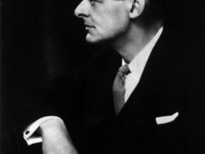 El escritor T. S. Eliot, retratado en 1930.