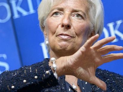 La directora gerente del Fondo Monetario Internacional, Christine Lagarde, en una imagen de este mes.
