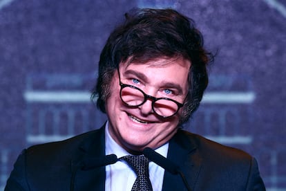 Javier Milei, vencedor en las elecciones presidenciales en Argetina.