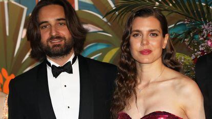 Dimitri Rassam y Carlota Casiraghi, el pasado marzo en el Baile de la Rosa.