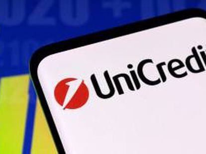 Logo de Unicredit en su aplicación bancaria.