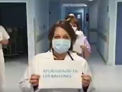 Los sanitarios devuelven el aplauso a los ciudadanos