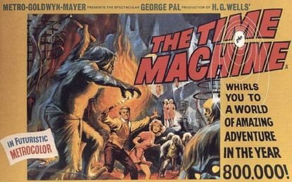 Cartel de la película de George Pal sobre 'La máquina del tiempo' de H. G. Wells