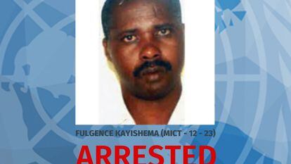 Fulgence Kayishema, uno de los principales acusados del genocidio en Ruanda en una foto de archivo.