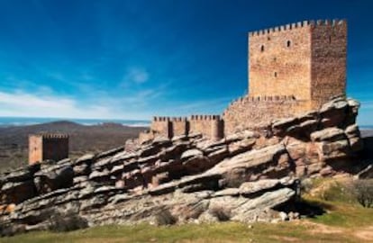 El castell de Zafra, a Guadalajara.