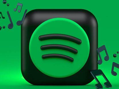 Logo de Spotify con fondo
