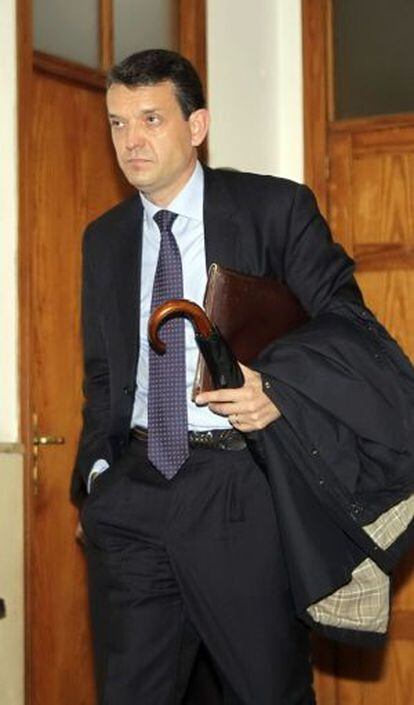 Jorge Vela en el juzgado de Palma de Mallorca.