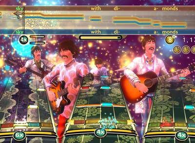 Imagen de The Beatles Rock Band, juego que repasa la historia de los Beatles desde sus inicios.