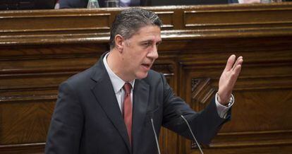 Xavier García Albiol al debat d'investidura al Parlament.