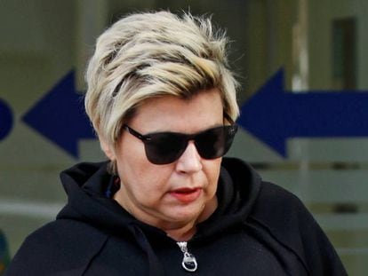 Terelu Campos, tras una revisión hospitalaria, el 29 de octubre de 2018 en Madrid.