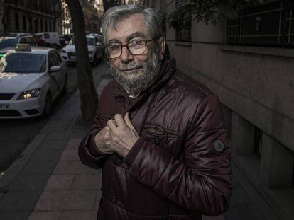 El escritor Antonio Muñoz Molina, en Madrid, en febrero de este año. 