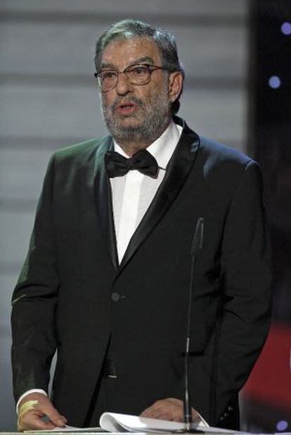 Enrique González Macho, durante la Gala de los XXVI Premios Goya.