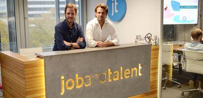 Felipe Navío y Juan Urdiales, cofundadores de Jobandtalent. 