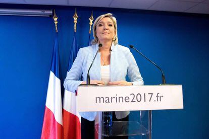 Marine Le Pen valora los resultados de Trump