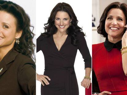 Los tres papeles televisivos de Julia Louis-Dreyfus.