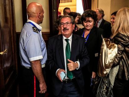 Rafael Mozo, en un acto en el Senado, el pasado día 16.