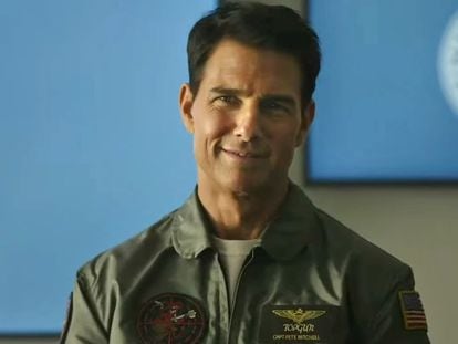 Tom Cruise en 'Top Gun: Maverick'. En el vídeo, tráiler de la película.