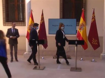 El PP frena la moción en Murcia al sumar a su Gobierno a tres diputados de C's