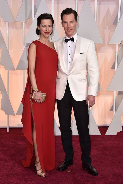 L'actriu i directora Sophie Hunter acompanya Benedict Cumberbatch ('Descifrando Enigma').