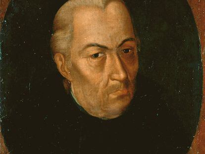 Retrato al óleo de José Celestino Mutis.