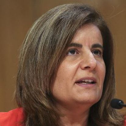 La ministra española de Empleo, Fátima Báñez