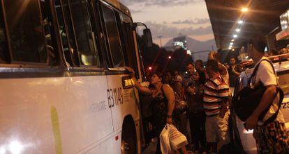 La huelga de transportes del jueves dejó Río de Janeiro colapsado.