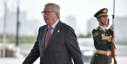 Jean-Claude Juncker, a su llegada a la cumbre del G20 en Hangzhou.