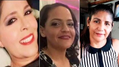Las tres mujeres desaparecidas: Marina Pérez Ríos, Maritza Pérez Ríos y Dora Alicia Cervantes.