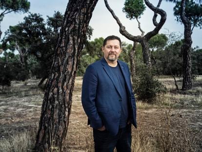 Ramón Campos, productor de Bambú, fotografiado a las afueras de Madrid.