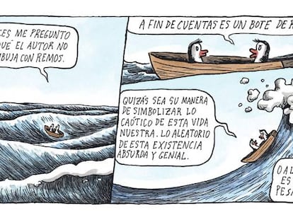 Un bote de remo sin remos