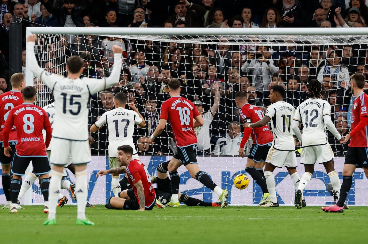 Real Madrid-Celta Vigo, en directo |  El Real Madrid marca al Celta y se recupera con el triunfo (4-0) |  Fútbol |  Deportado