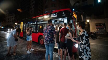 Un autobús de la EMT de Valencia.