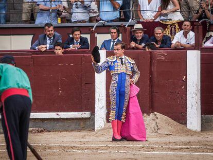 Javier Cortés, el pasado año, en la plaza de Las Ventas.