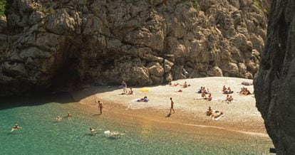 Playa Torrent de Pareis (Mallorca).