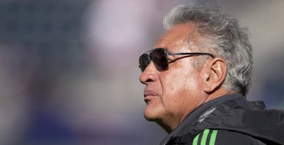 Cuéllar en un entrenamiento de la selección femenina