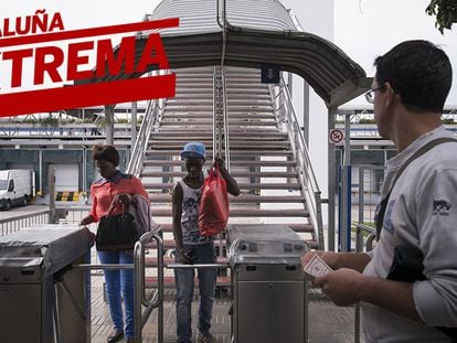 Trabajadores del grupo Bon Àrea, en Guissona.