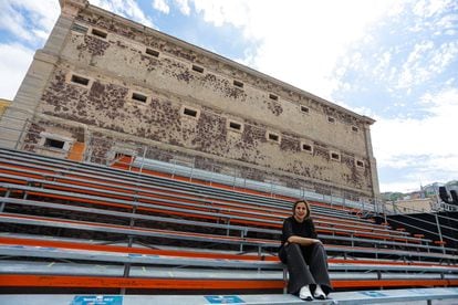 Mariana Aymerich, directora general del Festival Internacional Cervantino, en la Alhóndiga de Granaditas, en Guanajuato.