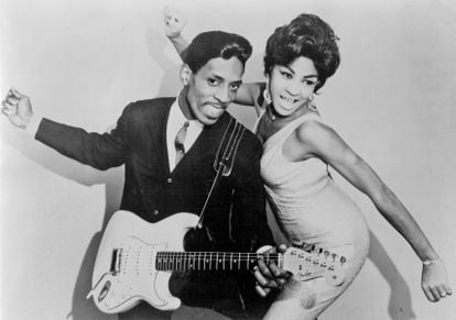 Tina Turner and her husband, Ike, pictured around 1961, when they were the duo Ike & Tina Turner.