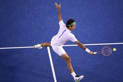 Un golpeo de Federer.
