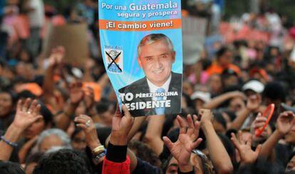 Acto electoral de Otto Pérez Molina.