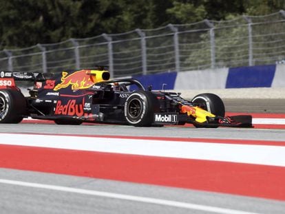 Verstappen, durante el GP de Austria.