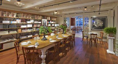 Una imagen del restaurante de Ralph Lauren en Nueva York.