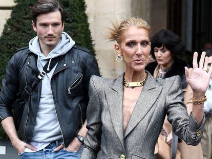 Celine Dion el miércoles en París con Pepe Muñoz.