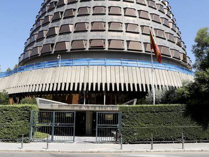 Edificio sede del Tribunal Constitucional, en Madrid.