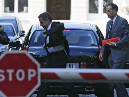 El expresidente Sarkozy llega a la Asamblea Nacional el 25 de junio