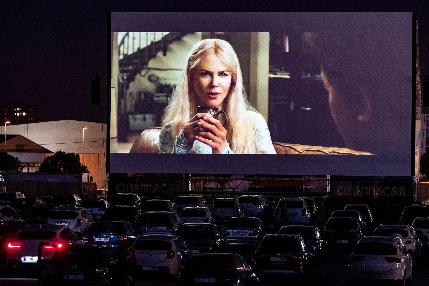Un cine al aire libre de Alicante proyecta 'Aquaman', con Nicole Kidman, el pasado verano.