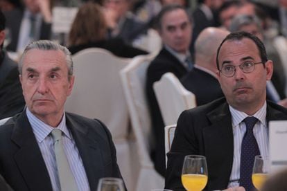 José María Marín, presidente de la CNMC y Miguel Temboury Redondo, Subsecretario del ministerio de economía