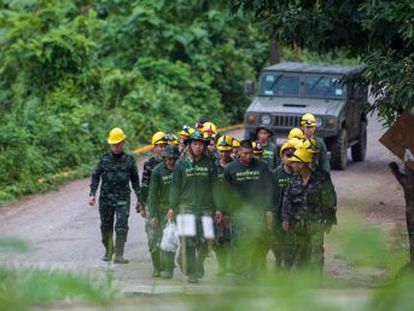 Ocho menores en total descansan a salvo en el hospital provincial de Chiang Rai