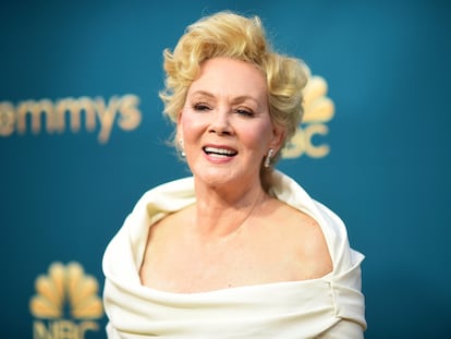 Jean Smart el pasado 21 de septiembre en la gala de los Emmy, donde fue galardonada con el premio a la mejor actriz principal en una serie de comedia por su papel en 'Hacks'.