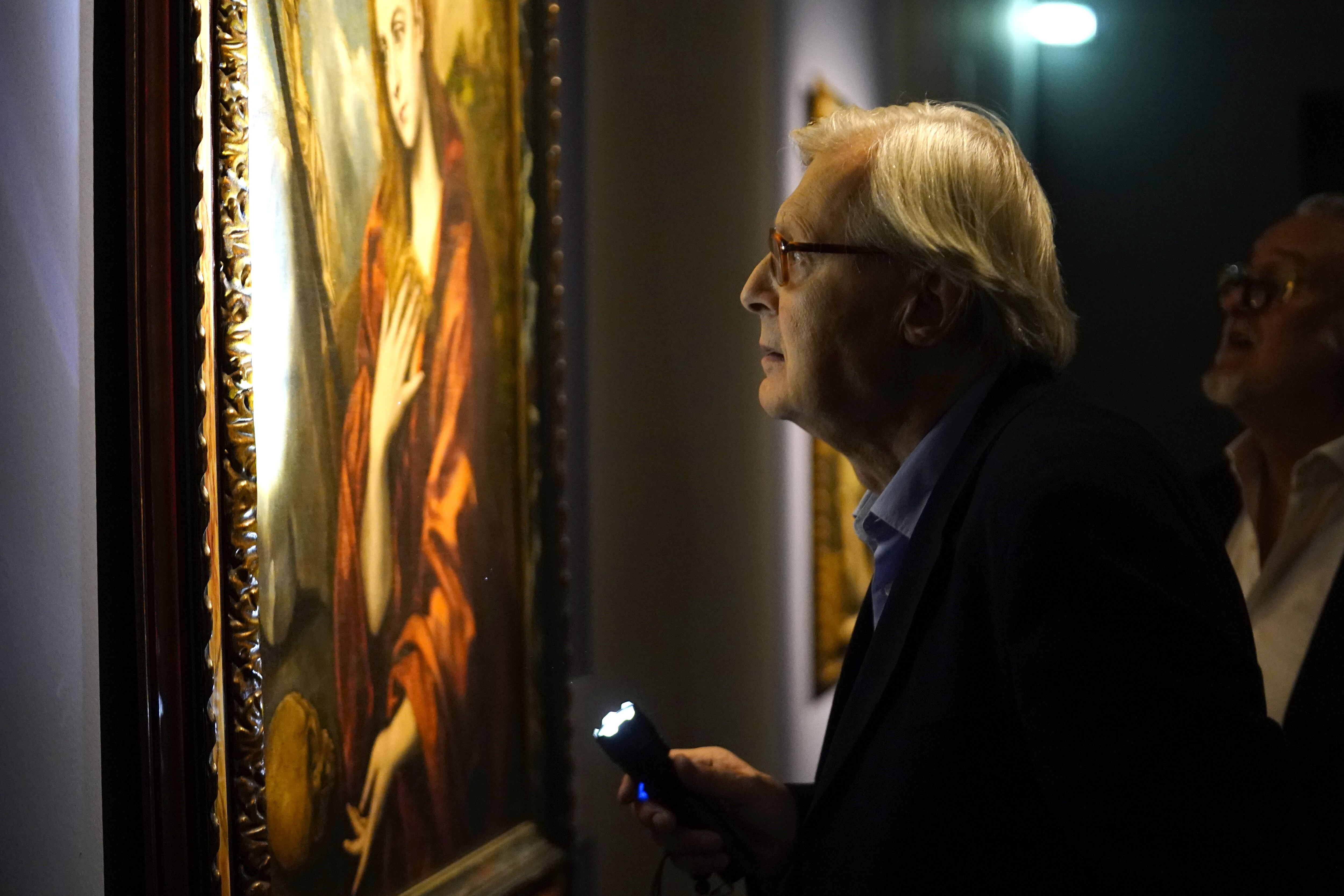 Secretario de Estado de Cultura italiano, crítico de arte y ¿ladrón de cuadros?